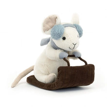 Load image into Gallery viewer, Jellycat Merry Mouse Sleighing
