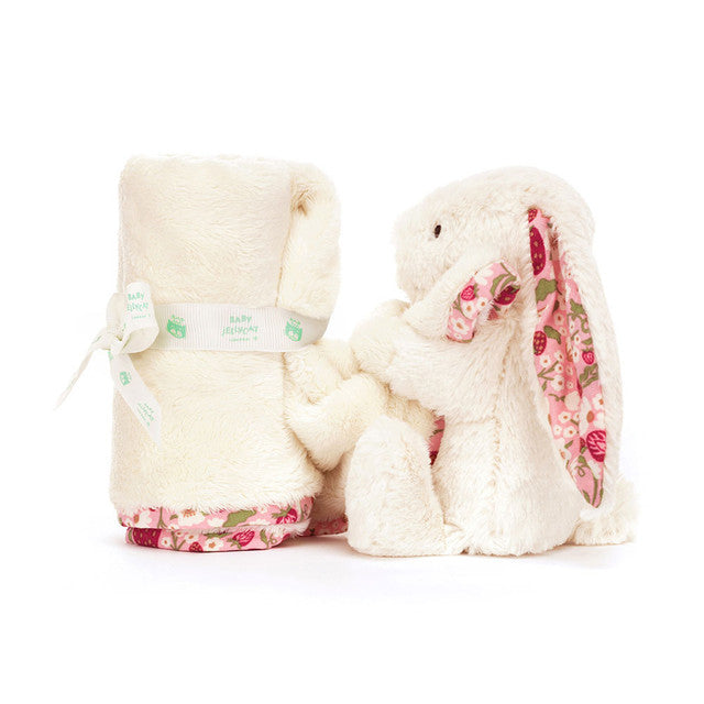 Jellycat Blossom Cream Bunny Berry Soother