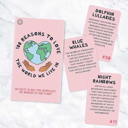 100 Reasons To Love The World Cards