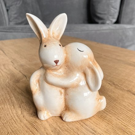 Ornamental Hugging Rabbits