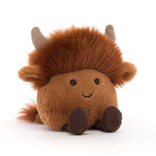 Load image into Gallery viewer, Jellycat Amuseabean Highland Cow

