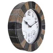 Load image into Gallery viewer, Nextime Outdoor Garden Clock Aster 30cm
