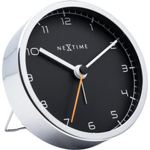 Load image into Gallery viewer, Nextime Black Alarm Clock 9cm
