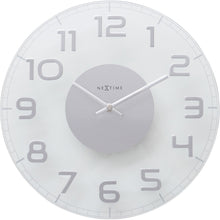 Load image into Gallery viewer, Nextime Classy Glass Round Clock 30cm
