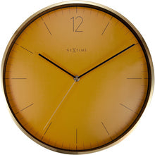 Nextime Wall Clock 34cm Gold