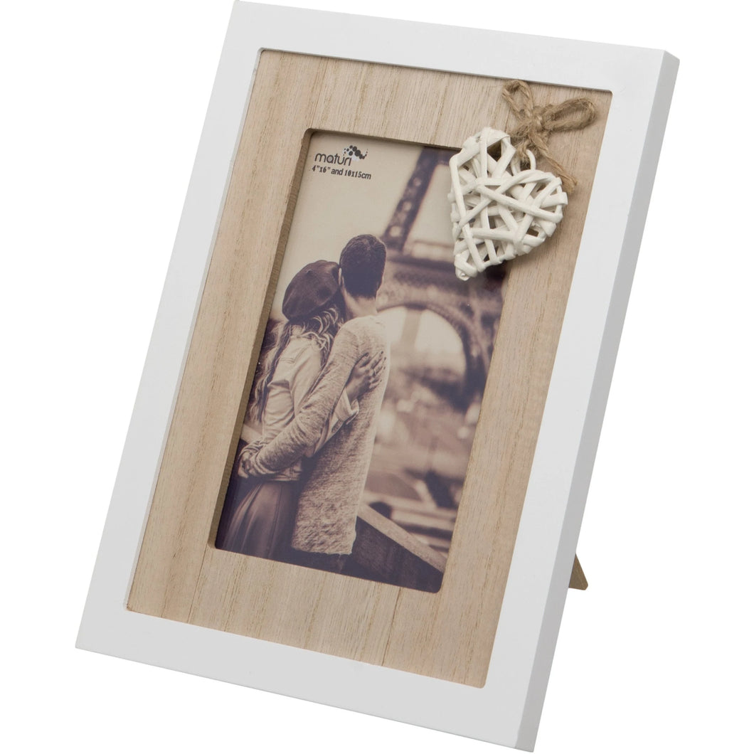 Heart Weave Picture Frame 4x6
