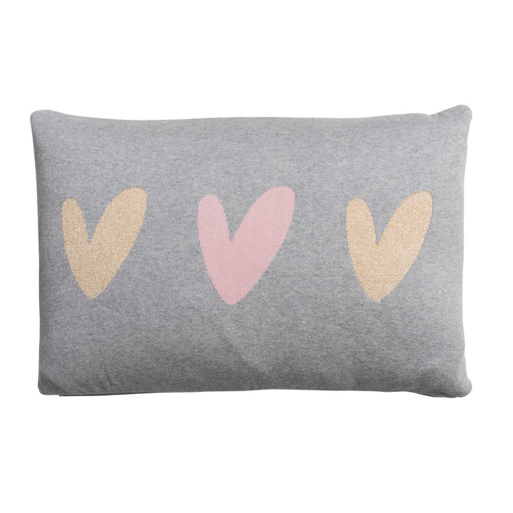 Sophie Allport Heart Cushion Grey