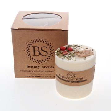 Beauty Scents Medium Candle Strawberry & Red Berry
