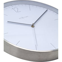 Load image into Gallery viewer, Nextime Wall Clock 34cm Silver
