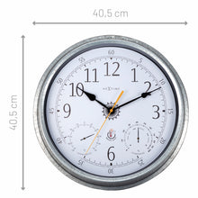 Load image into Gallery viewer, Nextime Tulip Outdoor Clock Thermometer, Hygrometer, Barometer 40.5cm
