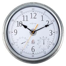 Load image into Gallery viewer, Nextime Tulip Outdoor Clock Thermometer, Hygrometer, Barometer 40.5cm
