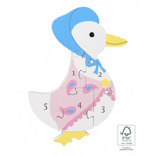 Load image into Gallery viewer, Jemima Puddle Duck Number Puzzle

