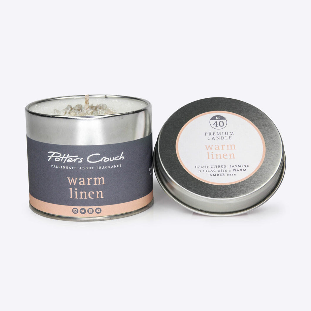 Potters Crouch Warm Linen Candle