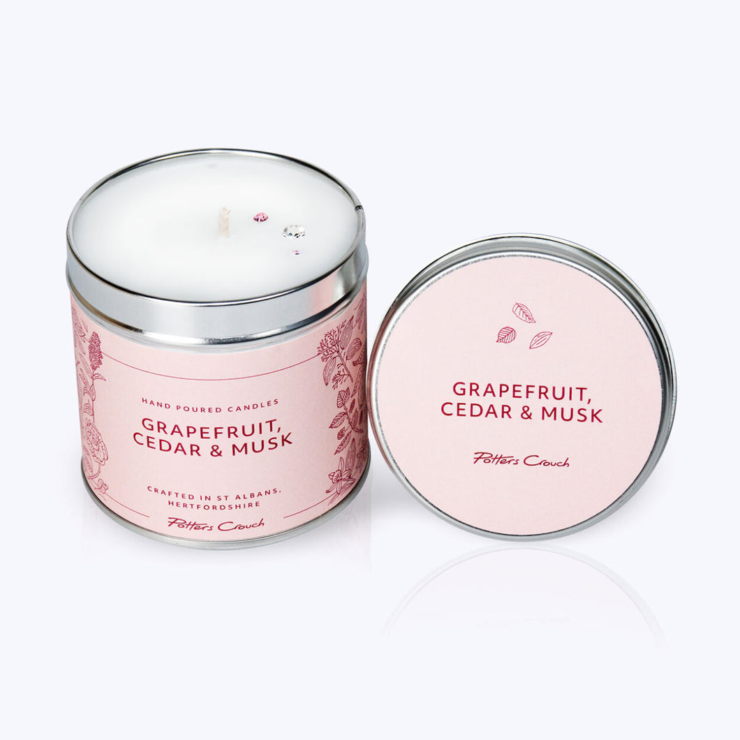 Potters Crouch Wellness Candle Grapefruit, Cedar & Musk