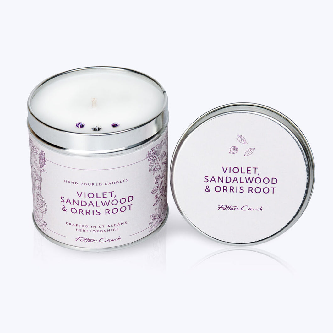 Potters Crouch Wellness Candle Violet, Sandalwood & Orris Root